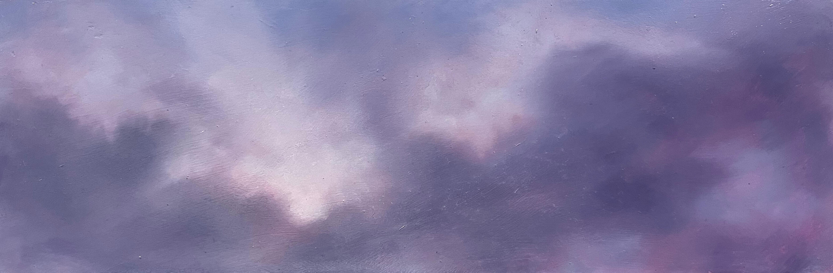 Letting go, Oil on Cradled Wood panel, 10 x 30.5cm